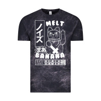Cloud Black melt banana Vintage Tee - lanVoArt