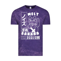 Cloud Purple melt banana Vintage Tee - lanVoArt
