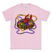 Bubblegum Pink mardi gras craw fish king cake with leopard Classic Tee - RanaPortraitStore