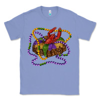 Colony Blue mardi gras craw fish king cake with leopard Classic Tee - RanaPortraitStore