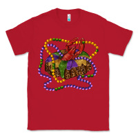 Red mardi gras craw fish king cake with leopard Classic Tee - RanaPortraitStore
