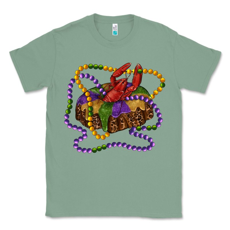 Mardi Gras Craw Fish King Cake With Leopard Classic Tee by RanaPortraitStore | Teevron