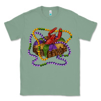 Sage mardi gras craw fish king cake with leopard Classic Tee - RanaPortraitStore