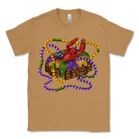 Toasted Coconut mardi gras craw fish king cake with leopard Classic Tee - RanaPortraitStore