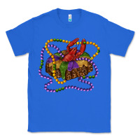 True Royal mardi gras craw fish king cake with leopard Classic Tee - RanaPortraitStore