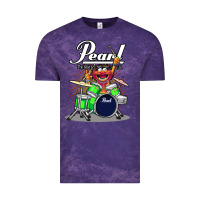 Cloud Purple animal drummer pearl drums Vintage Tee - lanVoArt