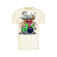 Vintage Arctic animal drummer pearl drums Vintage Tee - lanVoArt