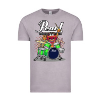 Vintage Zinc animal drummer pearl drums Vintage Tee - lanVoArt