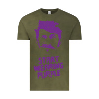 Vintage Olive gogol bordello start wearing purple Vintage Tee - lanVoArt