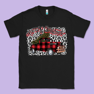 Merry Christmas Truck Classic Tee Designed By Bettercallsaul