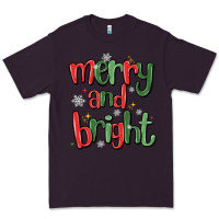 Plum merry and bright Premium Tee - MaliasSmallBusiness