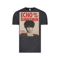 Vintage Black echo and the bunnymen Vintage Tee - lanVoArt
