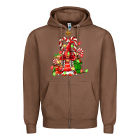 Chestnut christmas  gnomes Zipper Hoodie - FaDigitalArtStudio