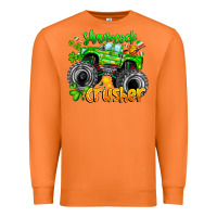 Carrot Shamrock Crusher Premium Sweatshirt - CowhideDigitalArt