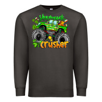 Smoke Shamrock Crusher Premium Sweatshirt - CowhideDigitalArt
