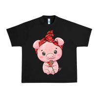 Black cute pig Urban Heavy Tee - texasbilliewilder