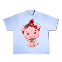 Grape Ice cute pig Urban Heavy Tee - texasbilliewilder
