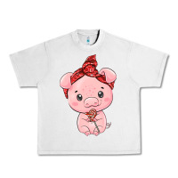 Lunar Rock cute pig Urban Heavy Tee - texasbilliewilder