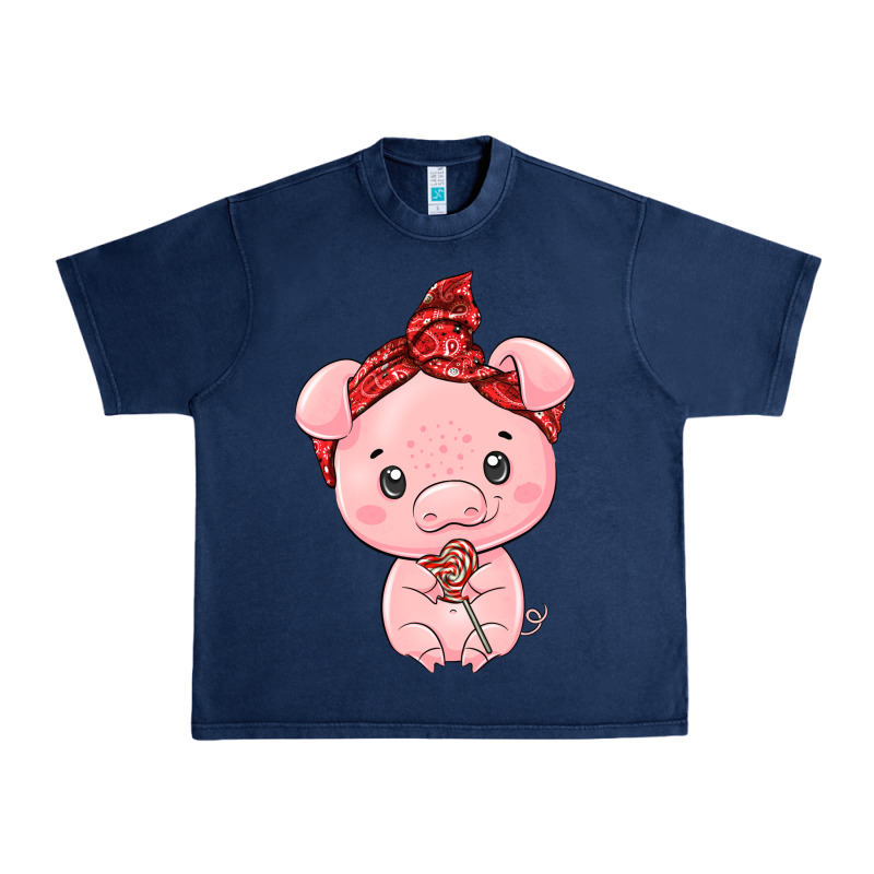 Cute Pig Urban Heavy Tee by texasbilliewilder | Teevron