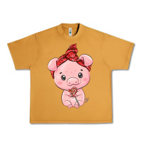 Peanut Butter cute pig Urban Heavy Tee - texasbilliewilder