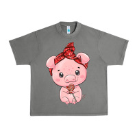 Tornado cute pig Urban Heavy Tee - texasbilliewilder