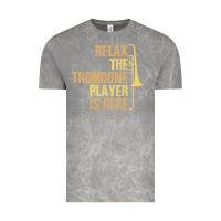 Cloud Rock relax the trombone player is here gift trombone gifts Vintage Tee - lanVoArt