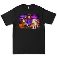 Black Charolais Bull Halloween Premium Tee - RanaPortraitStore