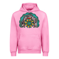 Fuchsia Pink gemstone sunflower  rainbow Urban Hoodie - Artiststas