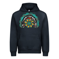 Navy gemstone sunflower  rainbow Urban Hoodie - Artiststas