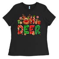 Oh Deer Reindeer Ladies Tee | Teevron