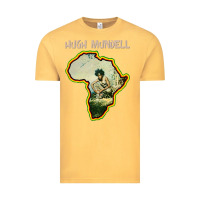 Vintage Mustard hugh mundell 'africa must be free by 1983' Vintage Tee - lanVoArt