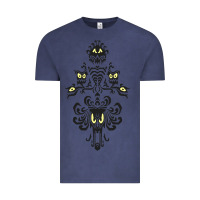 Vintage Denim haunted mansion wallpaper Vintage Tee - lanVoArt