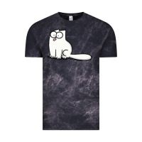Cloud Black simon's cat 1 Vintage Tee - lanVoArt