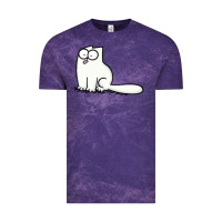 Cloud Purple simon's cat 1 Vintage Tee - lanVoArt