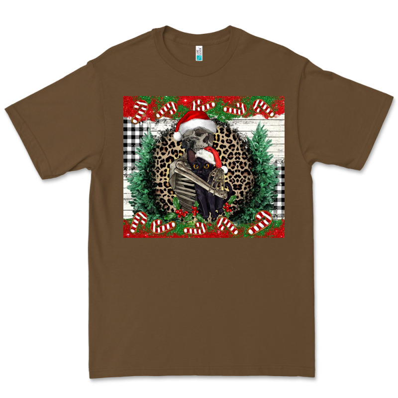 Merry Christmas Skeleton Premium Tee by NancyCooperArtShop | Teevron