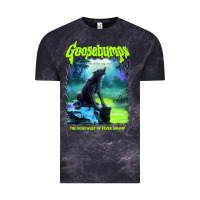 Cloud Black r.l. stine goosebumps nightmare halloween werewolf fever swamp essenti Vintage Tee - lanVoArt