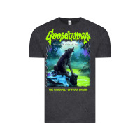 Vintage Black r.l. stine goosebumps nightmare halloween werewolf fever swamp essenti Vintage Tee - lanVoArt