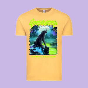 R.l. Stine Goosebumps Nightmare Halloween Werewolf Fever Swamp Essenti Vintage Tee Designed By Lanvoart