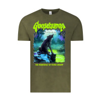 Vintage Olive r.l. stine goosebumps nightmare halloween werewolf fever swamp essenti Vintage Tee - lanVoArt