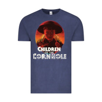 Vintage Denim children of the corn halloween cornhole the kids' spooky horror movie Vintage Tee - lanVoArt