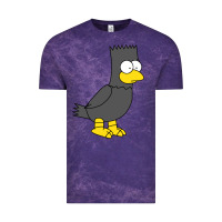 Cloud Purple bart as edgar allen poe raven nevermore halloween Vintage Tee - lanVoArt