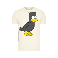 Bart As Edgar Allen Poe Raven Nevermore Halloween Vintage Tee | Teevron