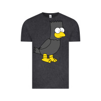 Vintage Black bart as edgar allen poe raven nevermore halloween Vintage Tee - lanVoArt