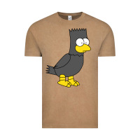 Vintage Coffee bart as edgar allen poe raven nevermore halloween Vintage Tee - lanVoArt