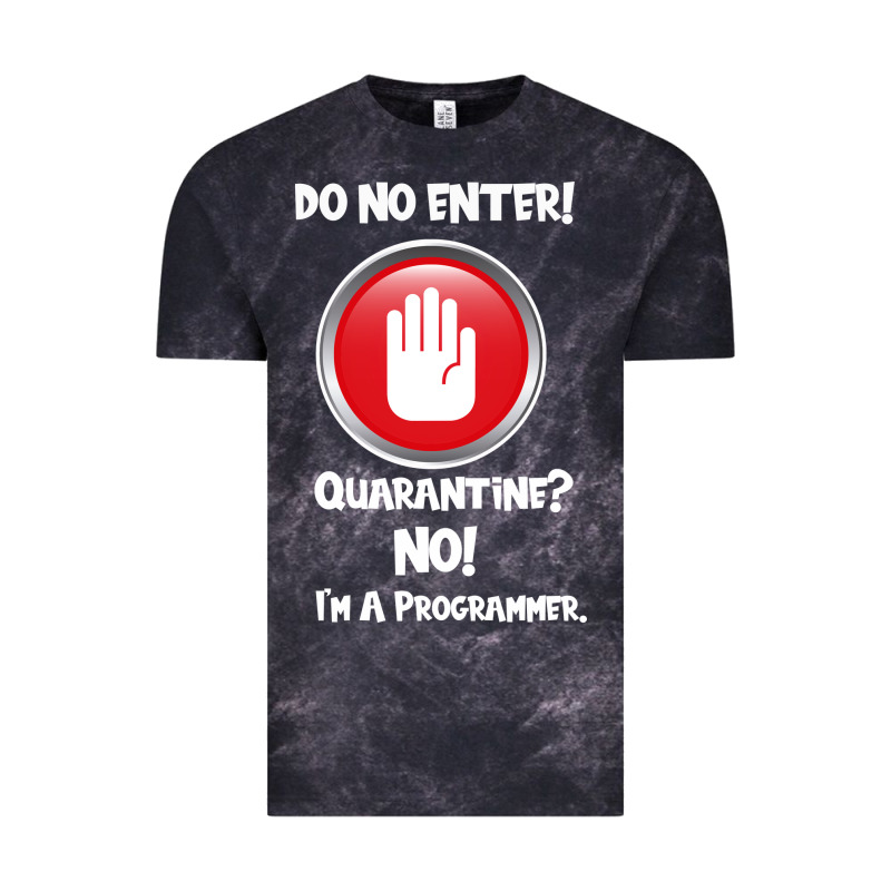 I'm Not In Quarantine I'm A Programmer Vintage Tee by Bettercallsaul | Teevron