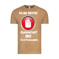 Vintage Camel I'm Not In Quarantine I'm A Programmer Vintage Tee - Bettercallsaul