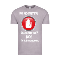Vintage Zinc I'm Not In Quarantine I'm A Programmer Vintage Tee - Bettercallsaul
