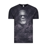 Cloud Black frankenstein monster boris karloff face Vintage Tee - lanVoArt