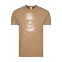 Vintage Coffee frankenstein monster boris karloff face Vintage Tee - lanVoArt