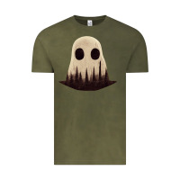 Vintage Olive forrest ghost Vintage Tee - lanVoArt